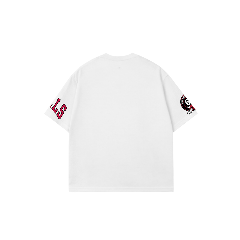 Bulls Legacy White Tee